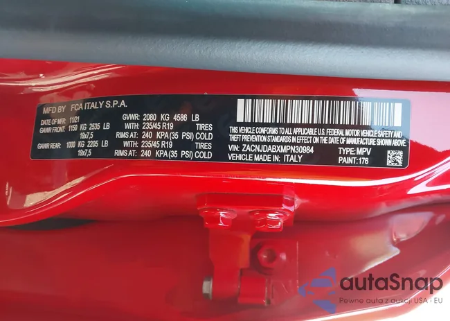 ZACNJDABXMPN30984: 44497801