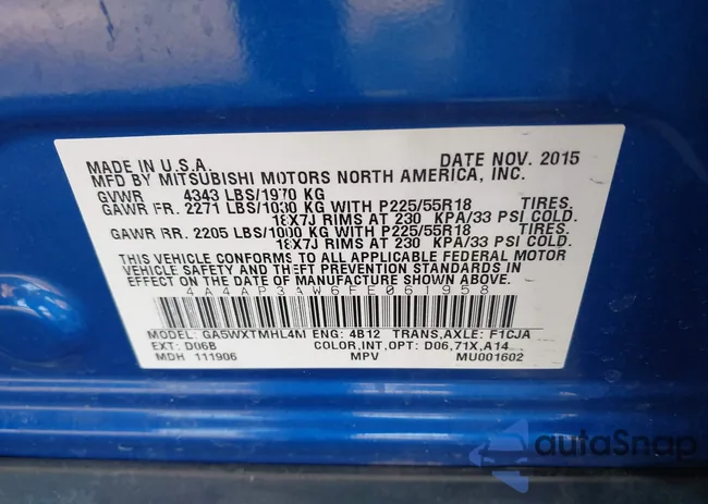 4A4AP3AW6FEP61958: 44497890