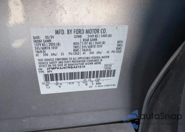 2FMPK4J97RBA81616: 44497958