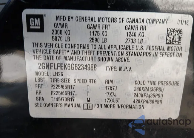 2GNFLFEK6G6234988: 44497960