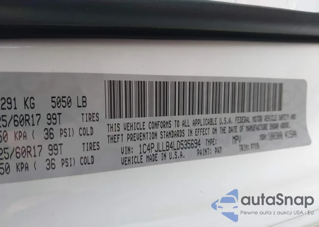 1C4PJLLB4LD535694: 44498245