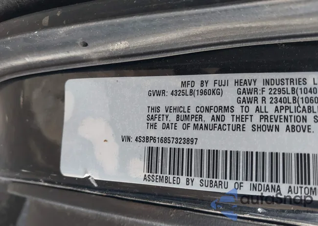 4S3BP616857323897: 44497342