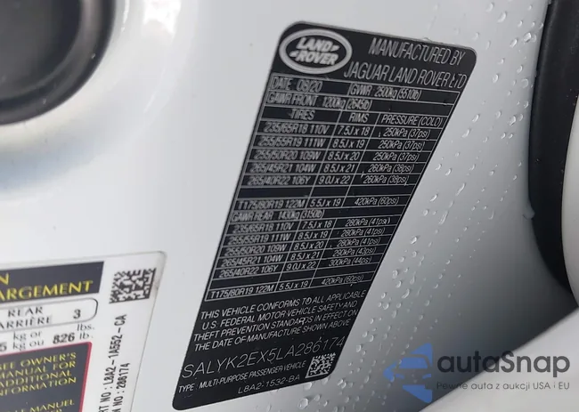 SALYK2EX5LA286174: 44497471