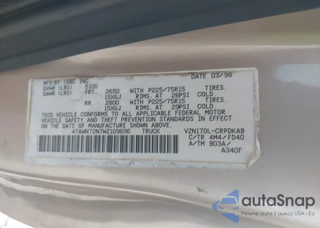 4TAWN72N7WZ109696: 44498791