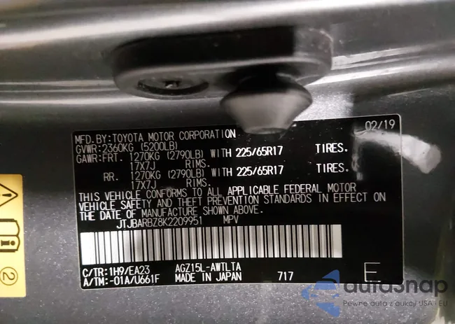 JTJBARBZ8K2209951: 44498917