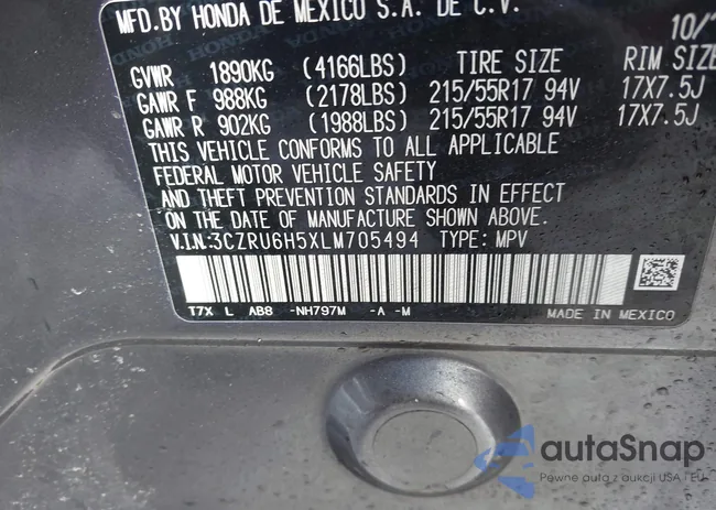 3CZRU6H5XLM705494: 44498318