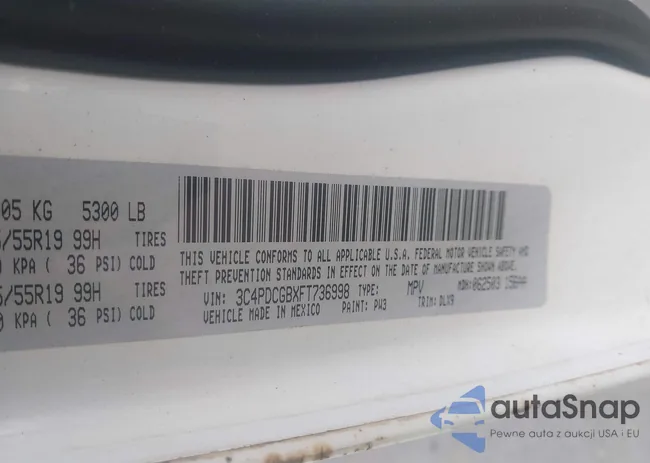 3C4PDCGBXFT736998: 44498532