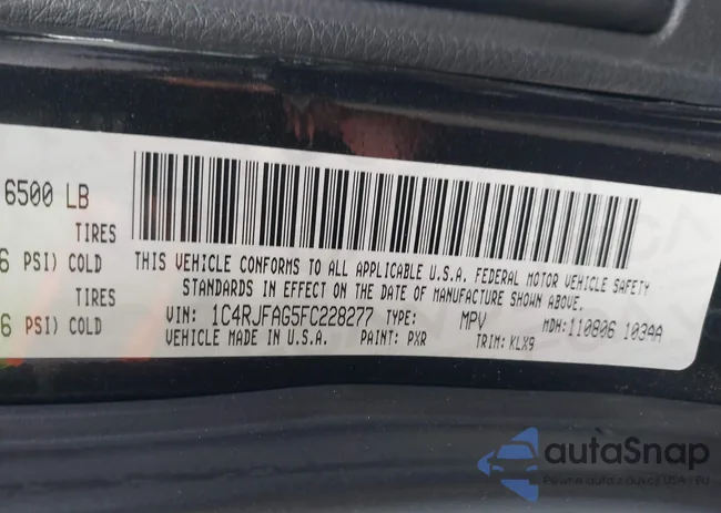 1C4RJFAG5FC228277: 44499730