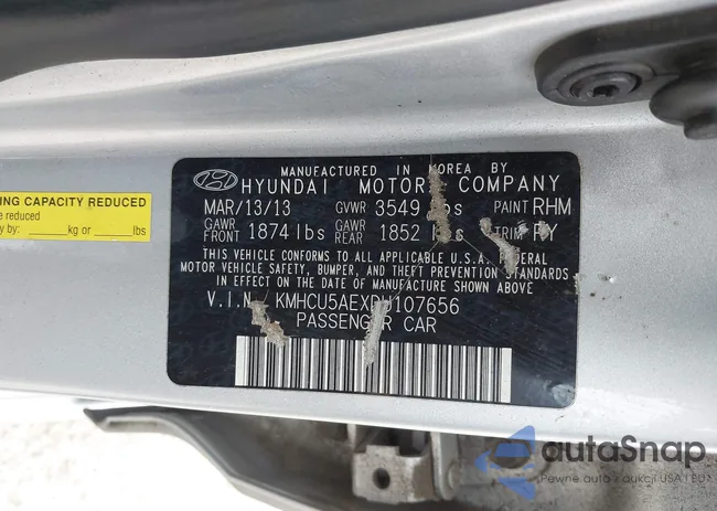 KMHCU5AEXDU107656: 44499858