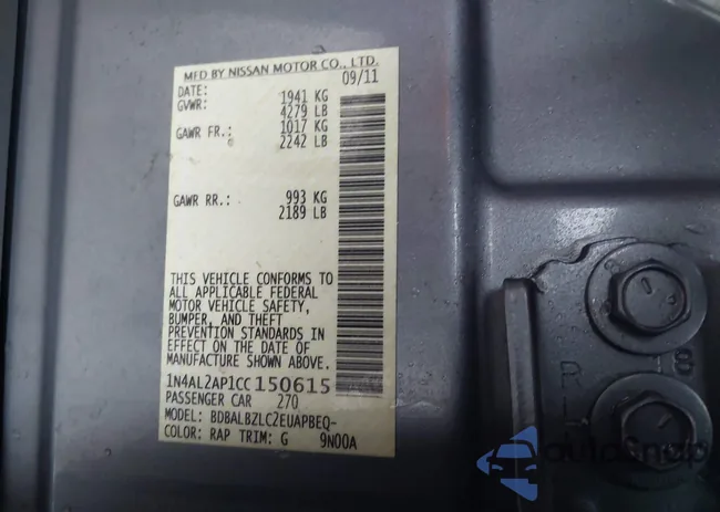 1N4AL2AP1CC150615: 44499881