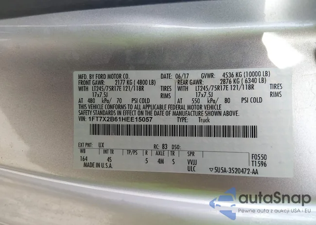 1FT7X2B61HEE15057: 44500255