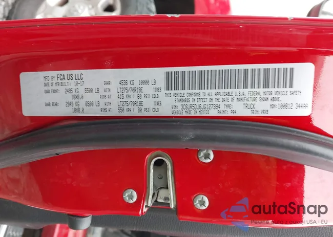 3C6UR5DJ6JG127394: 44499320