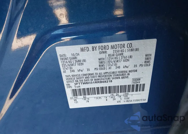 3FTTW8H31RRB68218: 44499339