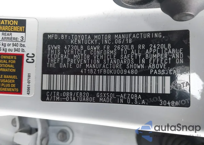 4T1BZ1FB0KU009480: 44499513