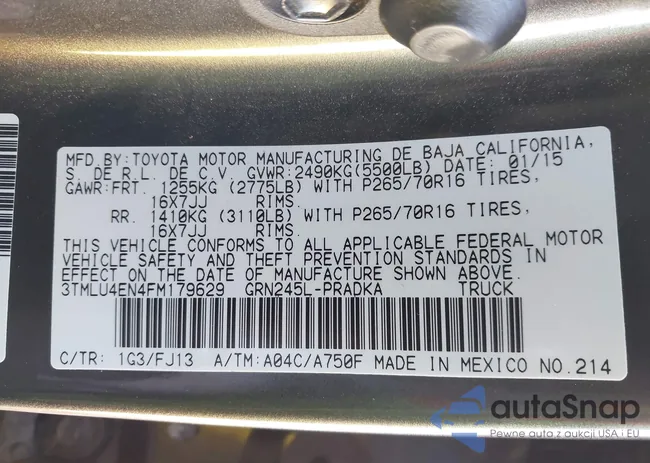 3TMLU4EN4FM179629: 44500778
