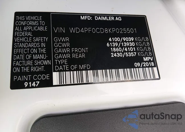 WD4PF0CD8KP025501: 44500296