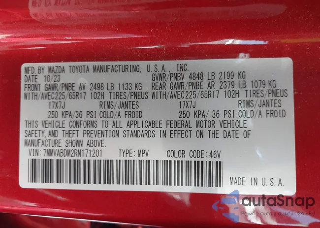 7MMVABDM2RN171201: 44500305