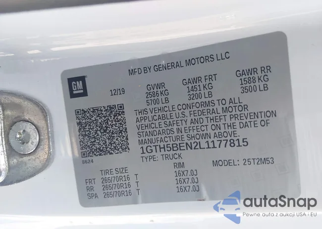 1GTH5BEN2L1177815: 44501795