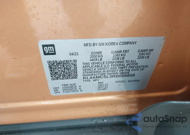 KL4AMCSL5RB005658: 44501865