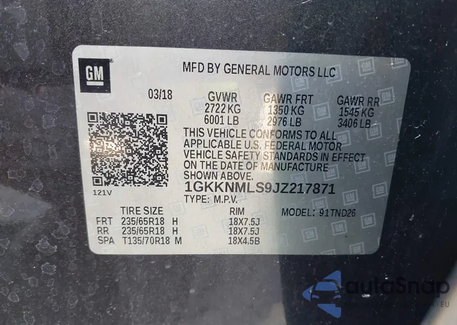 1GKKNMLS9JZ217871: 44501928