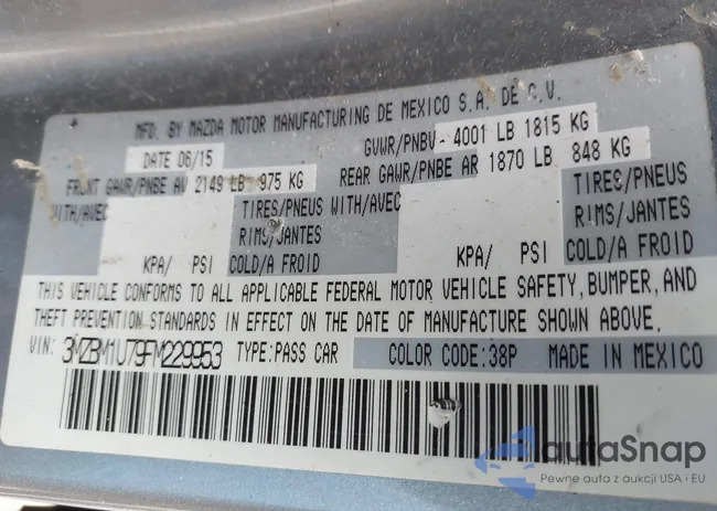 3MZBM1U79FM229953: 44502091