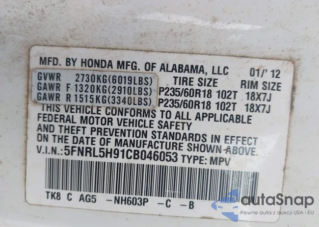 5FNRL5H91CB046053: 44502202