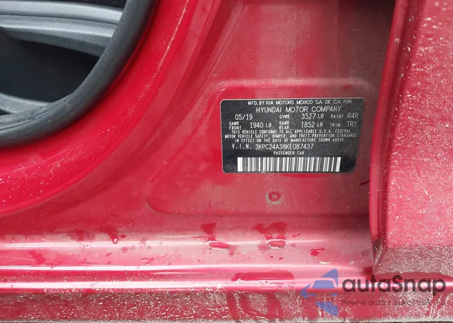 3KPC24A38KE087437: 44501403