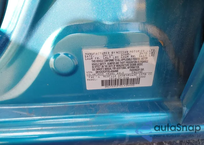 3N1CE2CP7EL434450: 44501442