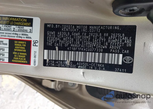 4T1BF1FK4CU077338: 44502908