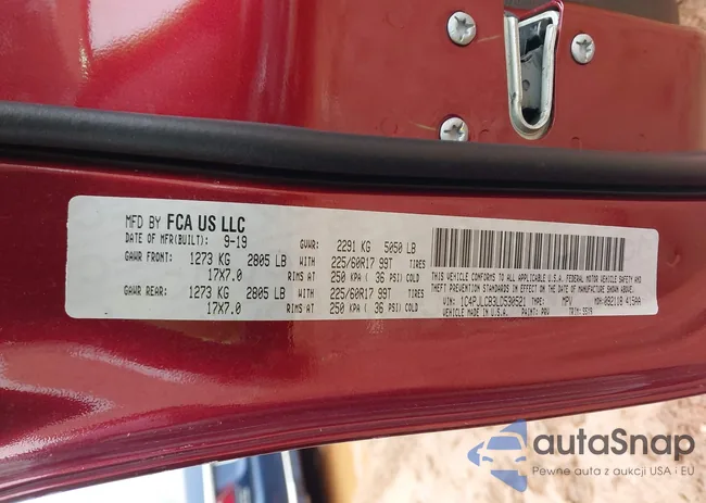 1C4PJLCB3LD530521: 44502996