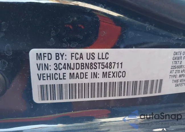 3C4NJDBN8ST548711: 44503020