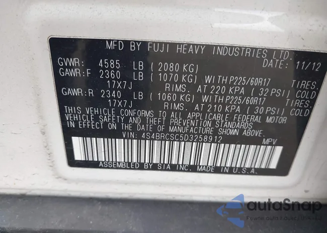 4S4BRCSC5D3258912: 44503209