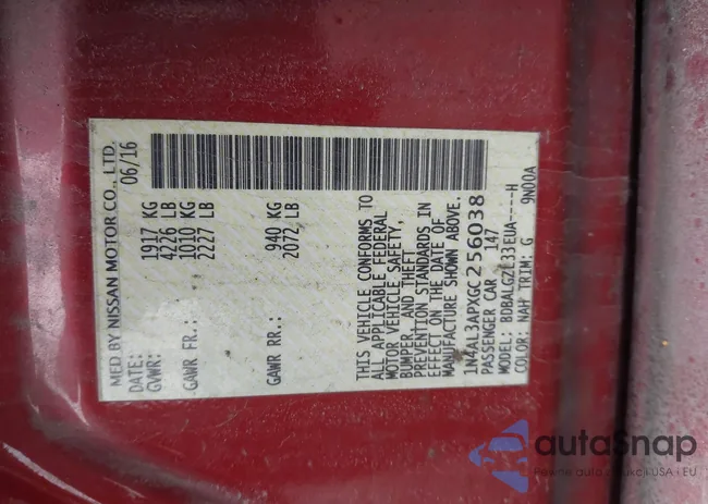 1N4AL3APXGC256038: 44502272