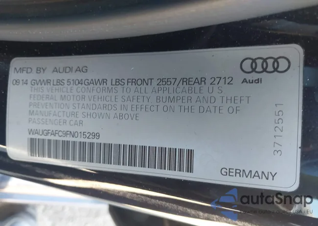 WAUGFAFC9FN015299: 44502305