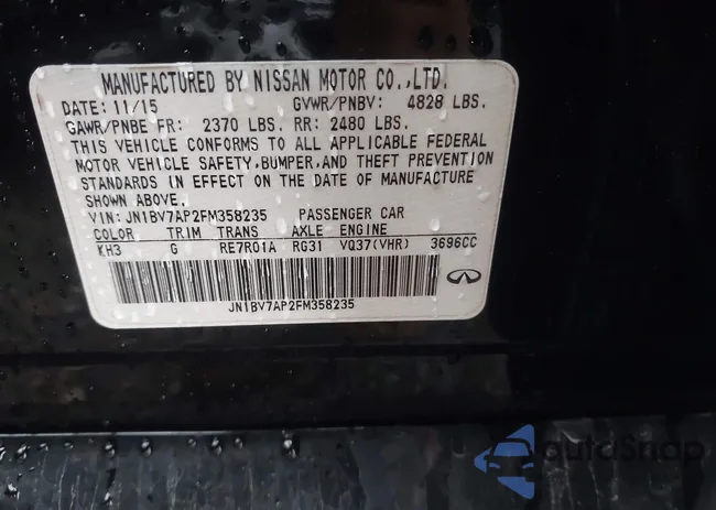 JN1BV7AP2FM358235: 44502455