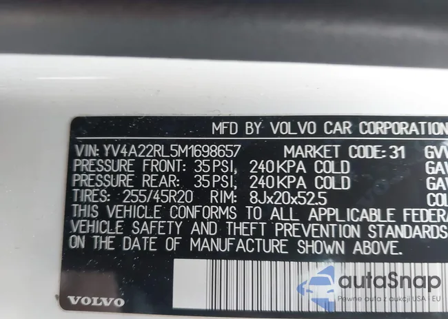 YV4A22RL5M1698657: 44502631