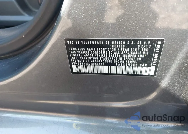 3VW2B7AJ2JM204507: 43505356