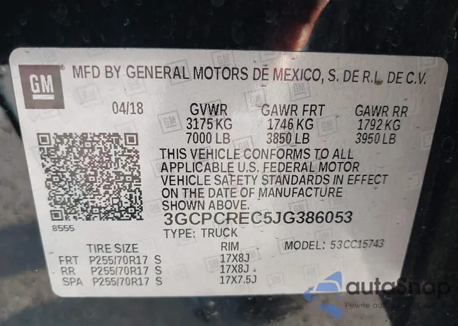 3GCPCREC5JG386053: 43505435