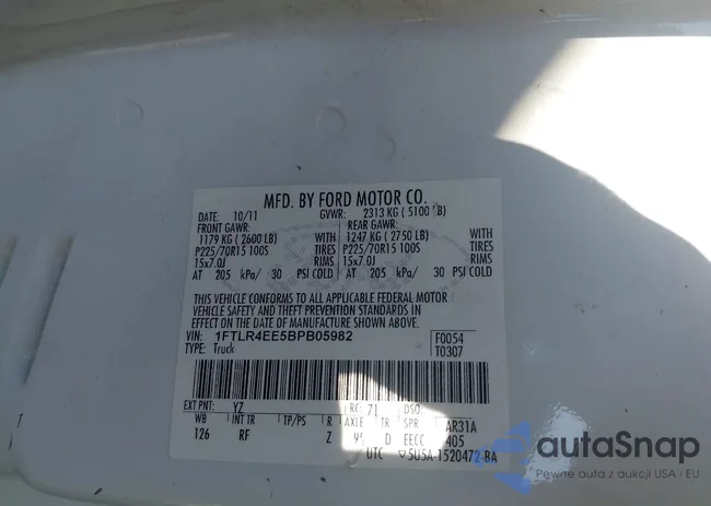 1FTLR4EE5BPB05982: 43506460