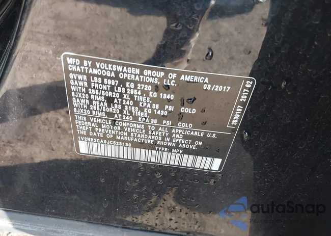 1V2NR2CA9JC523138: 43506584