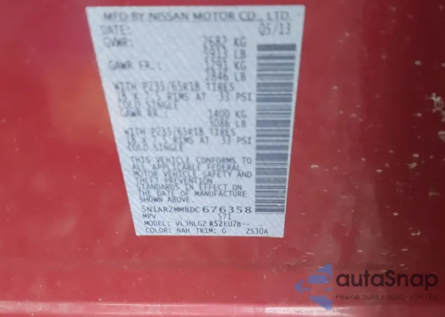 5N1AR2MM8DC676358: 43506747