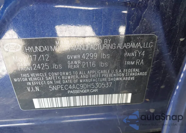 5NPEC4AC9DH530537: 43506787