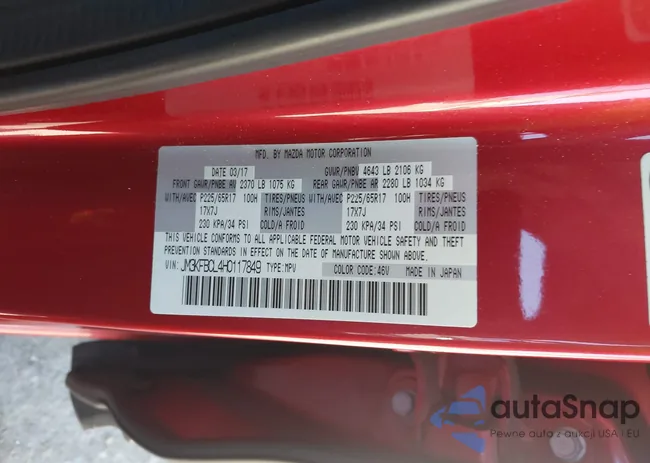 JM3KFBCL4H0117849: 43506794