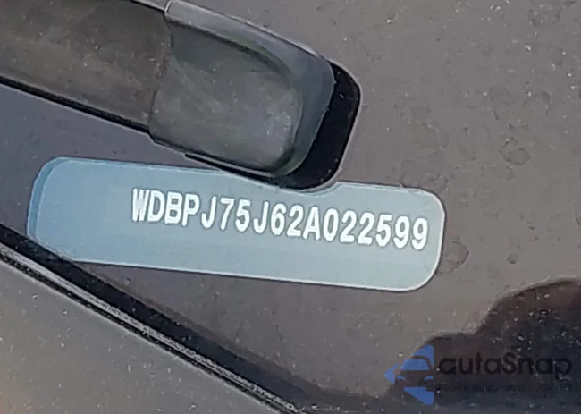 WDBPJ75J62A022599: 43506881