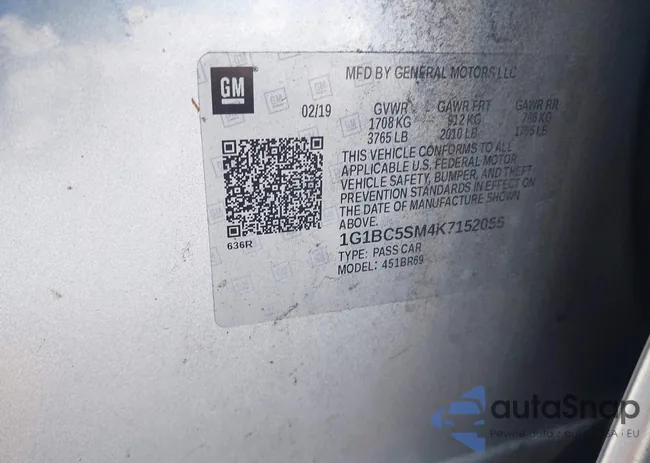 1G1BC5SM4K7152055: 43506151