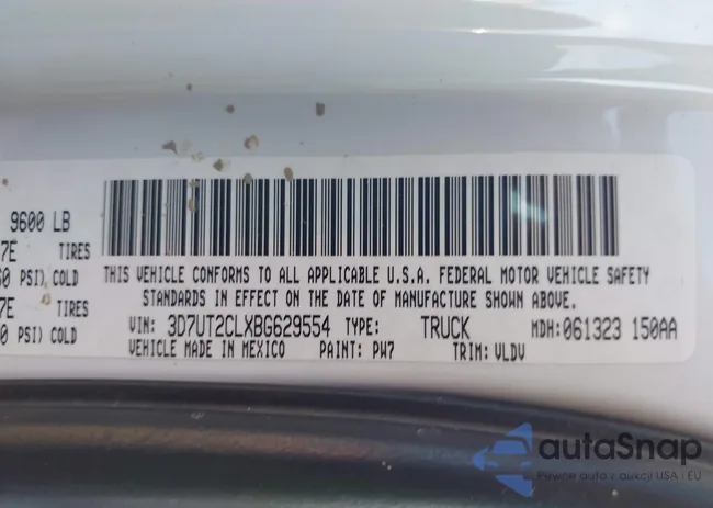 3D7UT2CLXBG629554: 43506165