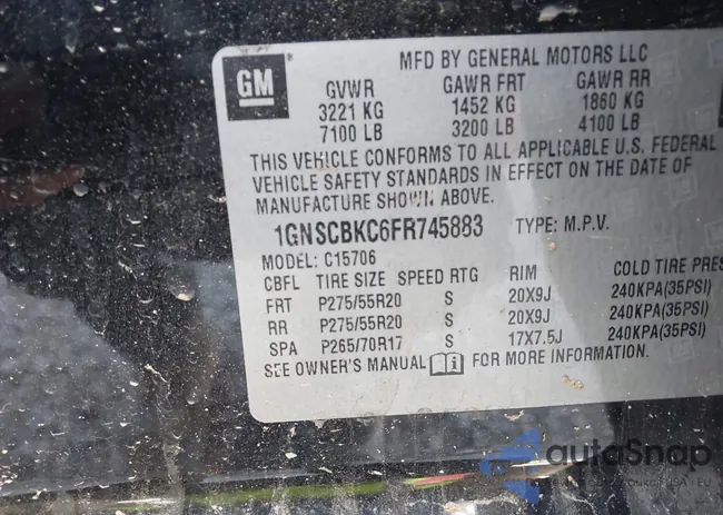 1GNSCBKC6FR745883: 43506262