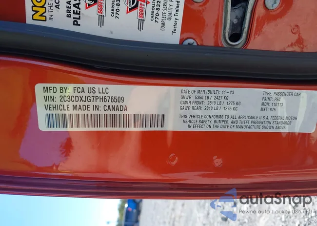 2C3CDXJG7PH676509: 43507531