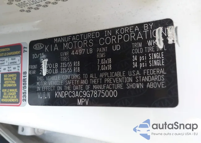 KNDPC3AC9G7875000: 43507638