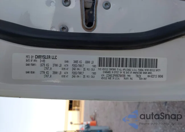 1D3HB13P09S780599: 43507698